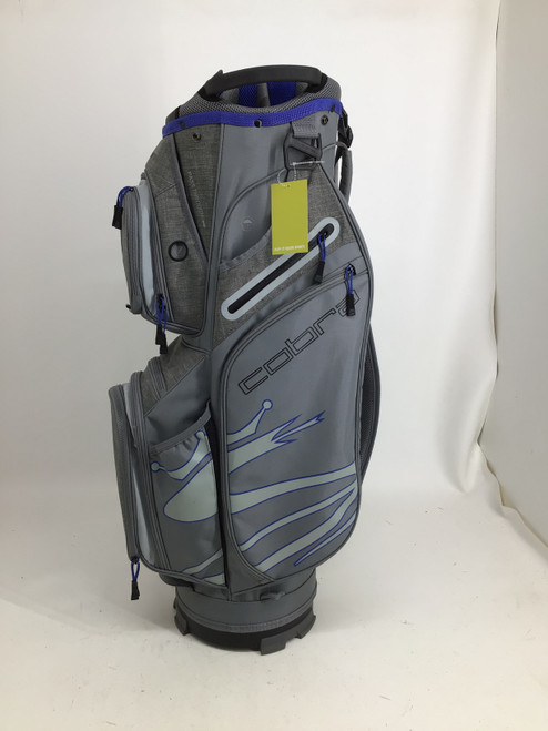 Vist Large View of Product Image Which is Used Cobra 2019 ULTRALIGHT 14 WAY CART BAG Mens Cart Bag Grey