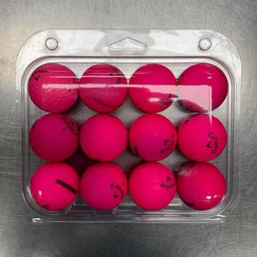 Used Callaway SUPERSOFT PINK 12 Pack - Golf Balls 11762-S000070222 Vist Large View of Product Image Which is Used Callaway SUPERSOFT PINK 12 Pack - Golf Balls