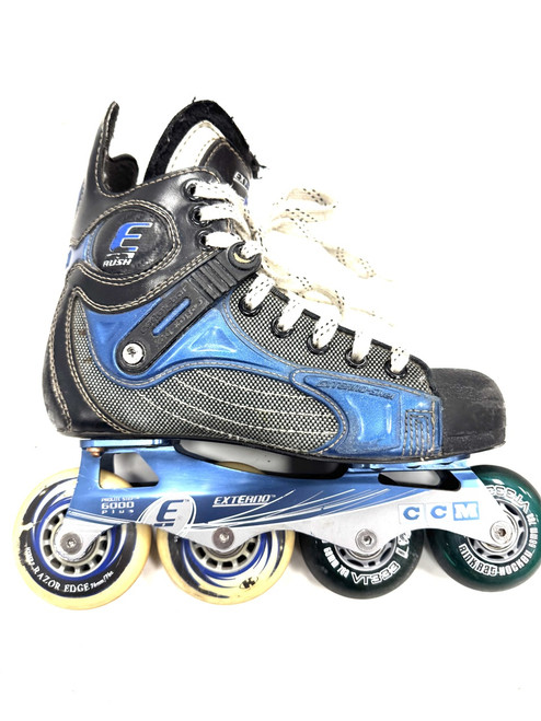 Vist Large View of Product Image Which is Used CCM ERUSH Roller Hockey Skates Black Junior 04