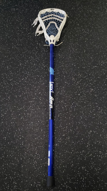 Vist Large View of Product Image Which is Used STX AMP Mens Atk/Mid LAX Shaft Navy Blue
