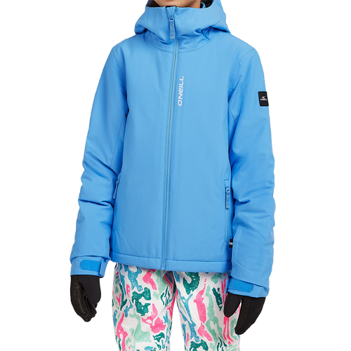 Vist Large View of Product Image Which is New O'Neill FWC Cruz 2026 Snow Jacket Blue Poppy- Girls' Size 12