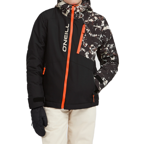 Vist Large View of Product Image Which is New O'Neill Cruz Block 2026 Snow Jacket Beige Quarry- Boys' Size 16