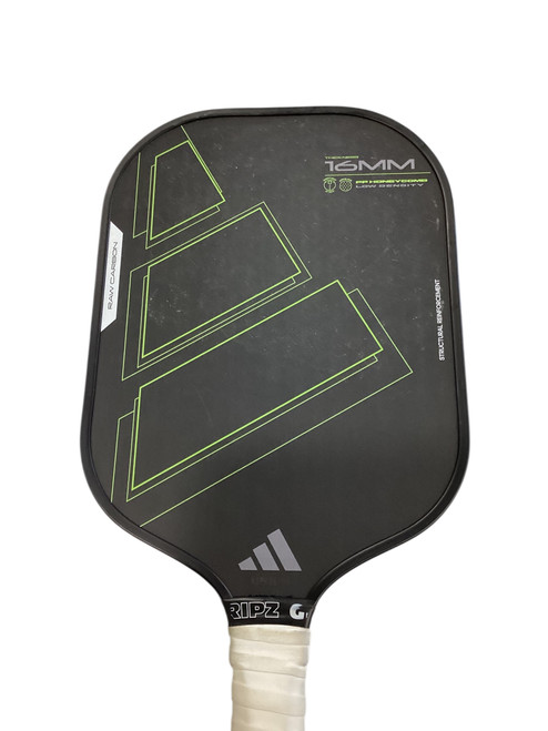 Vist Large View of Product Image Which is Used Adidas RX CARBON ATTK Pickleball Racquet Black