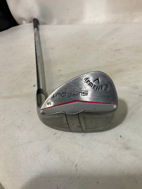 Vist Large View of Product Image Which is Used Callaway SUREOUT Golf Chipper RH 58 Degree