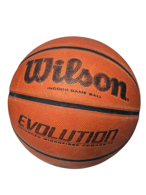 Vist Large View of Product Image Which is Used Wilson EVOLUTION WTB0516 Indoor Game Ball Basketball NFHS