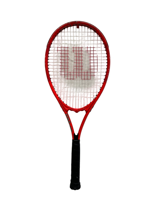 Vist Large View of Product Image Which is Used Wilson Pro Staff Adult 4 3/8" Tennis Racquet Red 