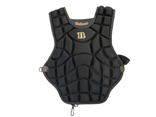 Vist Large View of Product Image Which is Used Nokona CHEST PROTECTOR Catchers Chest Protector Black Junior