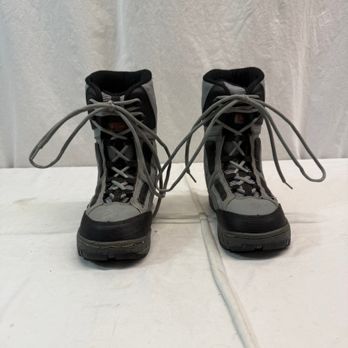 Vist Large View of Product Image Which is Used LTD STRATUS Boys Snowboard Boots Grey Junior 04