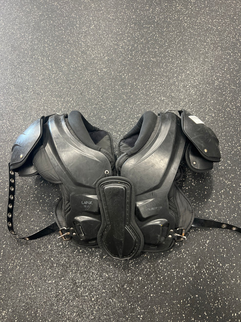 Vist Large View of Product Image Which is Used Xenith VELOCITY 2 ADULT FB Shoulder Pads Black LG