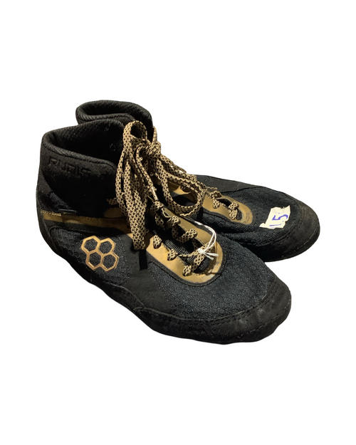 Vist Large View of Product Image Which is Used Rudis Wrestling Shoes Black Senior 11.5