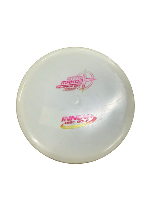 Used Innova STAR MAKO3 Disc Golf Mid Range White 11613-S000170414 Vist Large View of Product Image Which is Used Innova STAR MAKO3 Disc Golf Mid Range White