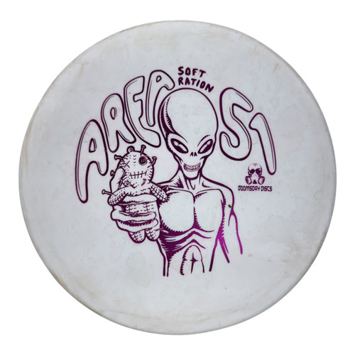 Vist Large View of Product Image Which is Used DOOMSDAY AREA 51 Disc Golf Mid Range White