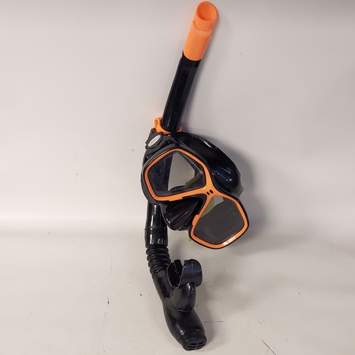 Vist Large View of Product Image Which is Used Underwater Snorkel Orange