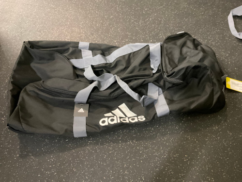 Vist Large View of Product Image Which is Used Adidas WHEEDLED DUFFLE BAG BB/SB Player Wheeled Bag Black