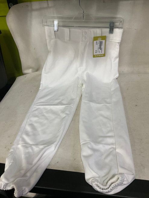 Vist Large View of Product Image Which is Used Rawlings BB PANTS L BB/SB Pant Boys White LG