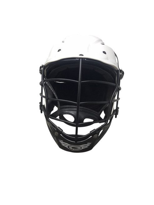 Vist Large View of Product Image Which is Used Cascade S ADJ Lacrosse Helmet Navy Blue MD
