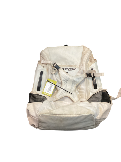 Vist Large View of Product Image Which is Used Easton GHOST BACKPACK WHT/BLK BB/SB Player Backpack White
