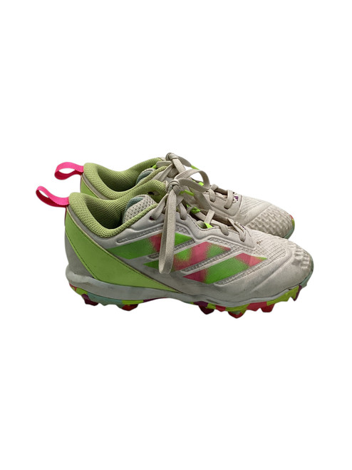 Vist Large View of Product Image Which is Used Adidas ADIZER INSTINT SIS BATES BB/SB Cleats White Junior 02