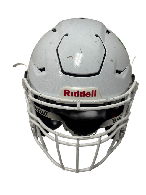 Vist Large View of Product Image Which is Used 2023 Riddell SPEEDFLEX INSITE Varsity Football Helmet White LG R61195