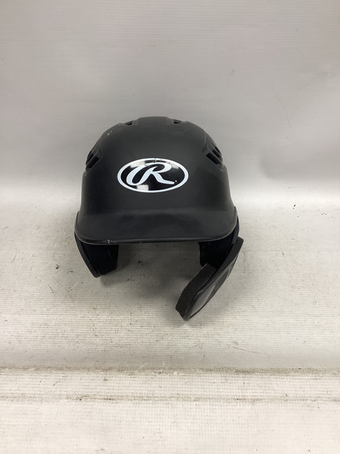 Vist Large View of Product Image Which is Used Rawlings R16 MATTE Batting Helmet No Mask Black S/M