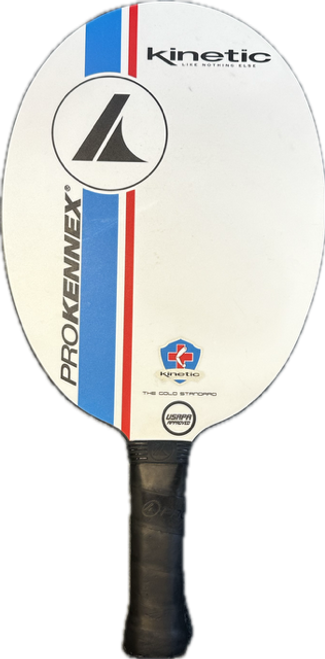 Vist Large View of Product Image Which is Used Pro Kennex KINETIC Pickleball Racquet White