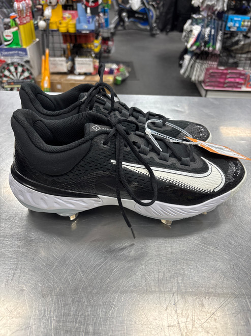 Vist Large View of Product Image Which is BRAND NEW Nike ALPHA HUARACHE ELITE 4 METAL BB/SB Cleats Black Senior 13