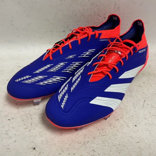 Vist Large View of Product Image Which is Used Adidas Predator Elite FG IF8867 Soccer Cleats Royal Blue Senior 13