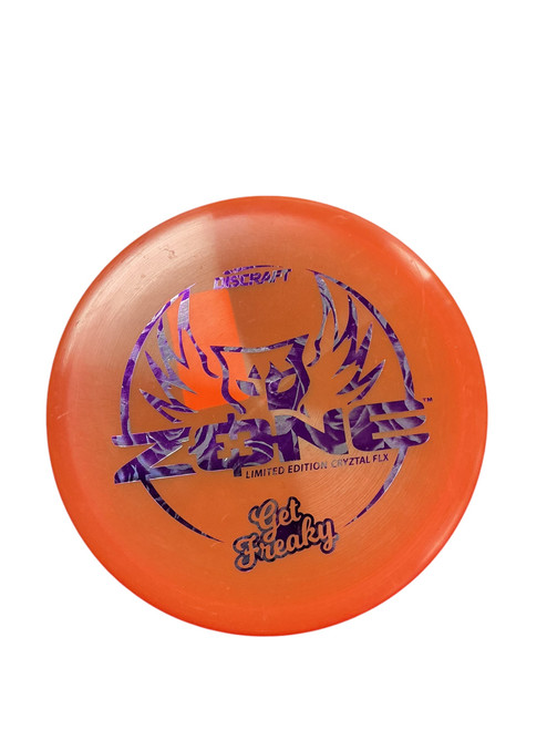 Vist Large View of Product Image Which is Used Discraft ZONE LIMITED EDITION Disc Golf Mid Range Orange