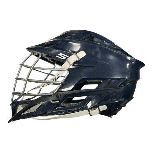 Vist Large View of Product Image Which is Used Cascade S Lacrosse Helmet Navy Blue One Size