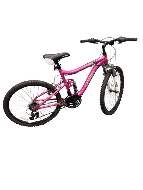 Vist Large View of Product Image Which is Used Mongoose LEDGE 2.1 Mountain Bike Womens Pink 43-47cm - 17-18" - MD Frame