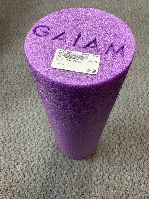 Vist Large View of Product Image Which is Used Gaiam foam roller Purple