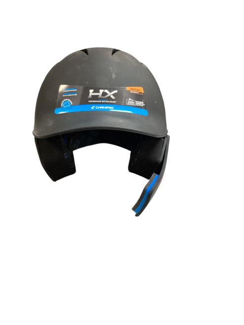 Vist Large View of Product Image Which is Used Champro HELMET W/ CFLAP Batting Helmet No Mask Black MD
