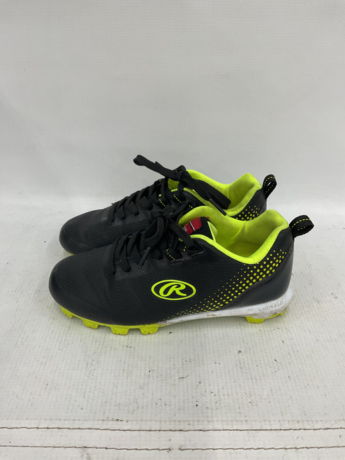 Used Rawlings BASEBALL CLEAT BB/SB Cleats Black Youth 10.0 11871-S000023593 Vist Large View of Product Image Which is Used Rawlings BASEBALL CLEAT BB/SB Cleats Black Youth 10.0