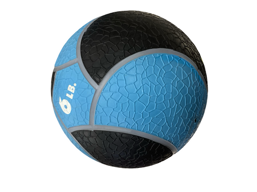 Vist Large View of Product Image Which is Used POWER SYSTEMS MED BALL 6LB Medicine Ball Royal Blue 6 lb
