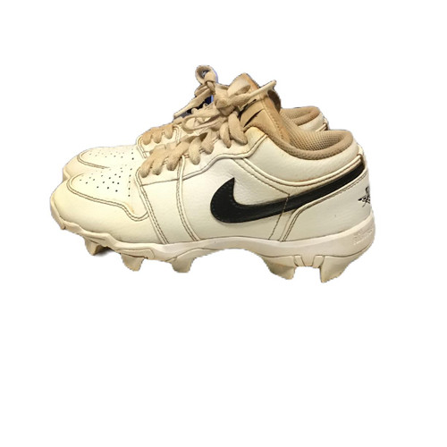 Vist Large View of Product Image Which is Used Jordan HF6558-100 BB/SB Cleats White Junior 04