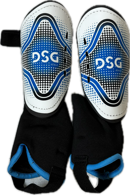 Vist Large View of Product Image Which is Used OCALA Soccer Shin Guards Youth Royal Blue MD
