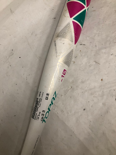 Vist Large View of Product Image Which is Used Easton TOPAZ FP18TPZ BB/SB Fastpitch Bat 28"