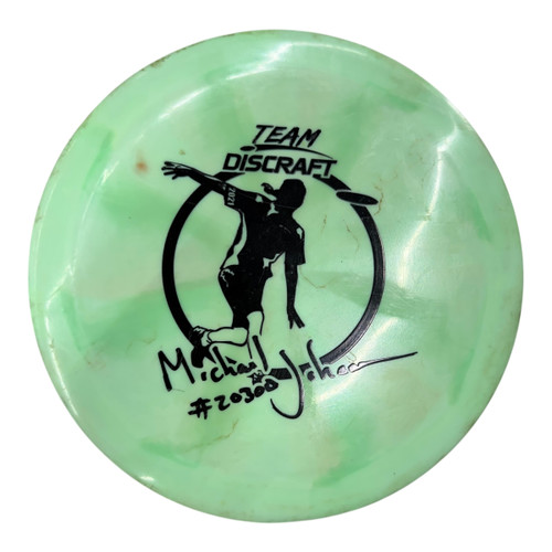 Vist Large View of Product Image Which is Used Discraft SCORCH Disc Golf Driver Green