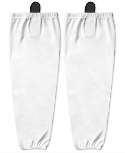 Vist Large View of Product Image Which is New CHAMPRO HOCKEY SOCKS WHT YTH - M