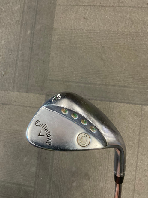 Used Callaway PM GRIND Golf Wedge Mens RH 60 Degree 11614-S000224019 Vist Large View of Product Image Which is Used Callaway PM GRIND Golf Wedge Mens RH 60 Degree