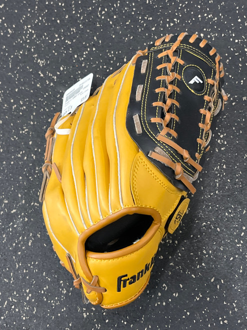 Vist Large View of Product Image Which is Used Franklin 22603 BB/SB Glove RH Throw Brown 12"