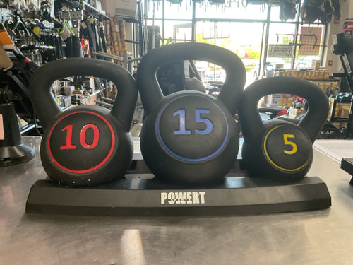 Vist Large View of Product Image Which is Used Kettle Dumbbell (Each) Black 30 lb