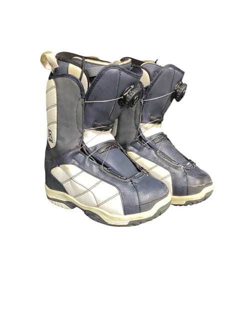 Vist Large View of Product Image Which is Used Head JR Boys Snowboard Boots Navy Blue Junior 03