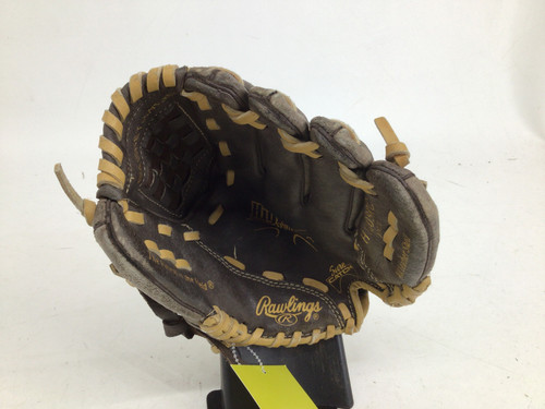 Vist Large View of Product Image Which is Used Rawlings HIGHLIGHT 10IN RHT BB GLOVE BB/SB Glove RH Throw Brown 10"