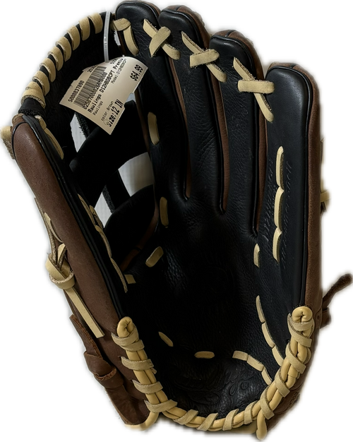 Vist Large View of Product Image Which is Used Rawlings D12HBDBCPT BB/SB Glove RH Throw Brown 12"