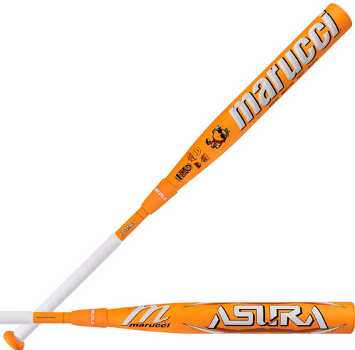 Vist Large View of Product Image Which is Marucci ASURA Glow Series Orange -10 Fastpitch Softball Bat MFPAS10O - 30/19