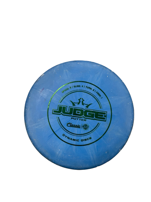 Vist Large View of Product Image Which is Used Dynamic Discs JUDGE Disc Golf Putter Carolina Blue