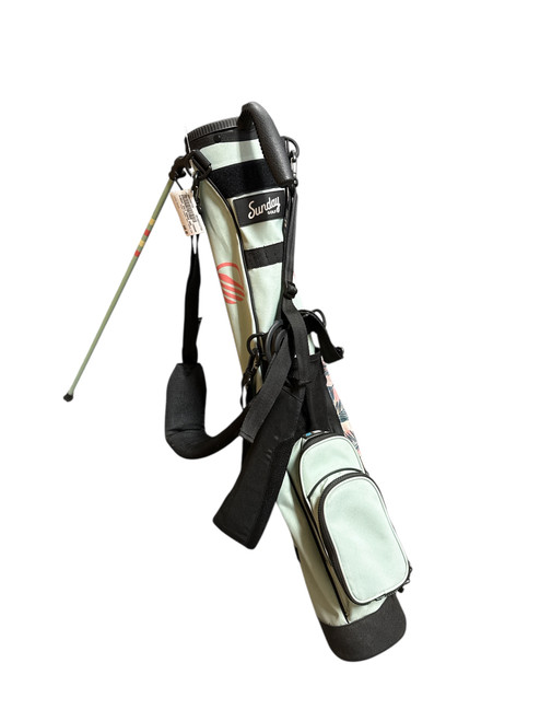 Used SUNDAY GOLF RANGE BAG Mens Stand Bag Black 11732-S000358733 Vist Large View of Product Image Which is Used SUNDAY GOLF RANGE BAG Mens Stand Bag Black