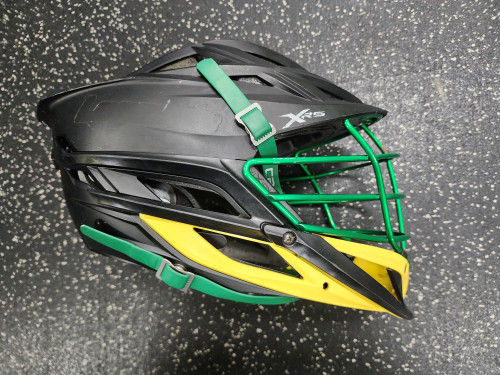 Vist Large View of Product Image Which is Used Cascade XRS Lacrosse Helmet Black One Size