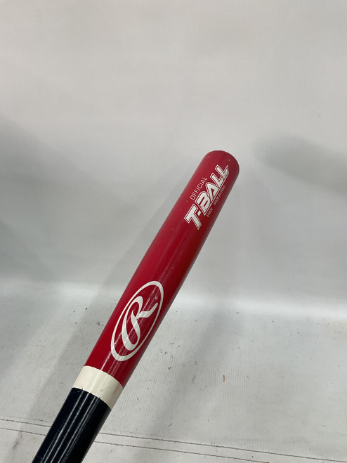 Vist Large View of Product Image Which is Used Rawlings T-BALL BB/SB Wood Bat 25"